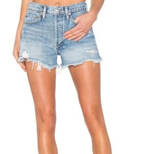 Agolde Parker Vintage Cut Off Denim Shorts